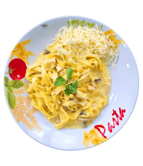 Tagliatelles poulet & champignons V1 Pâtes au poulet
